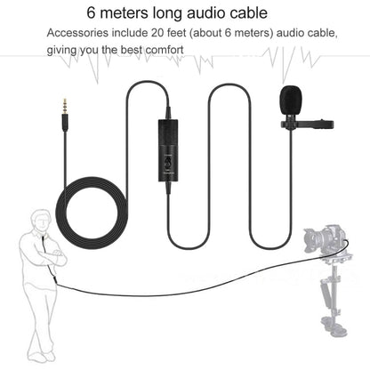 Yanmai R955S Professional Clip-on Lapel Mic Lavalier Omni-directional Condenser Microphone, For Live Broadcast, Show, KTV, etc - Consumer Electronics by Yanmai | Online Shopping UK | buy2fix