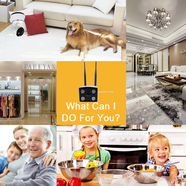 J-02130 1.3MP Dual Antenna Smart Wireless Wifi IP Camera, Support Infrared Night Vision & TF Card(64GB Max) - Security by buy2fix | Online Shopping UK | buy2fix