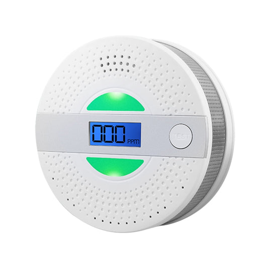 JSN-JY-909COM Smoke Carbon Monoxide Alarm Detector without Battery - Security by buy2fix | Online Shopping UK | buy2fix
