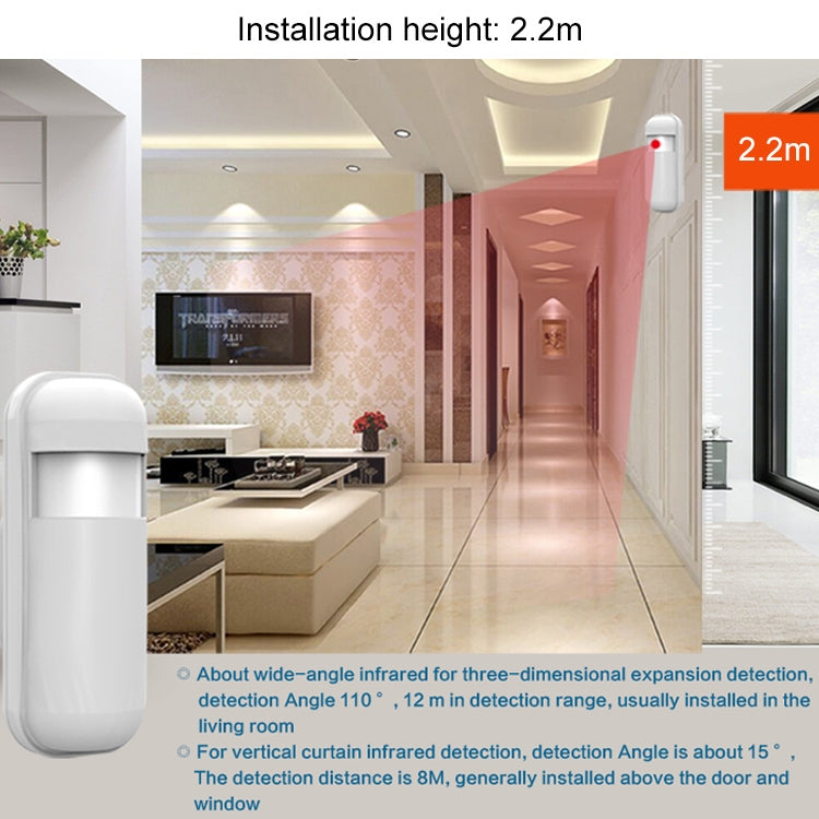 PA-92R Intelligent Wireless PIR Detector - Security by buy2fix | Online Shopping UK | buy2fix