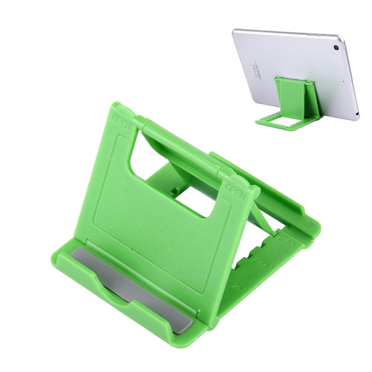 Universal Foldable Mini Phone Holder Stand, Size: 8.3 x 7.1 x 0.7 cm, For iPhone, Samsung, Huawei, Xiaomi, HTC and Other Smartphone, Tablets(Green) - Desktop Holder by buy2fix | Online Shopping UK | buy2fix