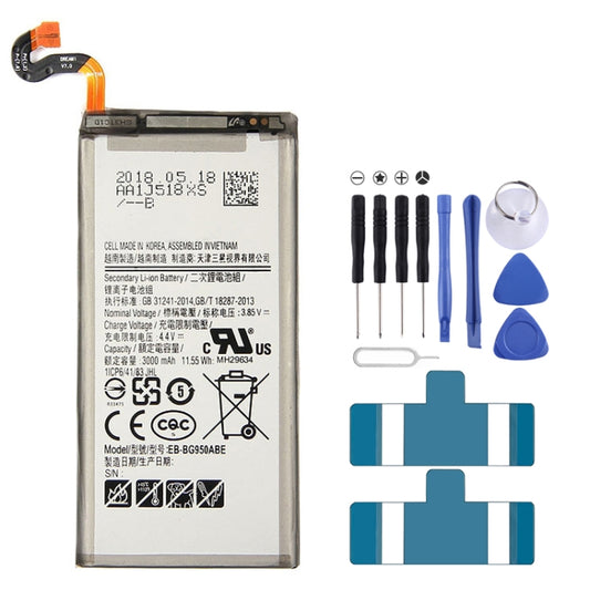 3000mAh Li-Polymer Battery EB-BG950ABE for Samsung Galaxy S8 / G950F / G950A / G950V / G950U / G950T - For Samsung by buy2fix | Online Shopping UK | buy2fix