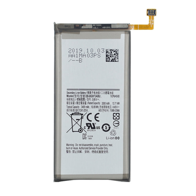 EB-BG973ABU for Samsung Galaxy S10 SM-G973 Li-ion Polymer Battery - For Samsung by buy2fix | Online Shopping UK | buy2fix