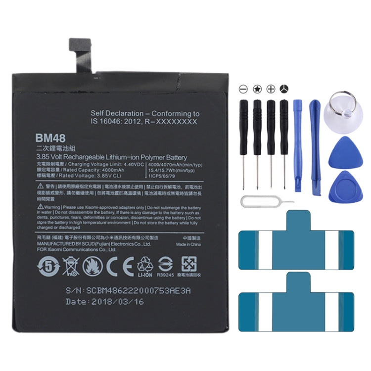 BM48 4000mAh for Xiaomi Note 2 Li-Polymer Battery - For Xiaomi by buy2fix | Online Shopping UK | buy2fix