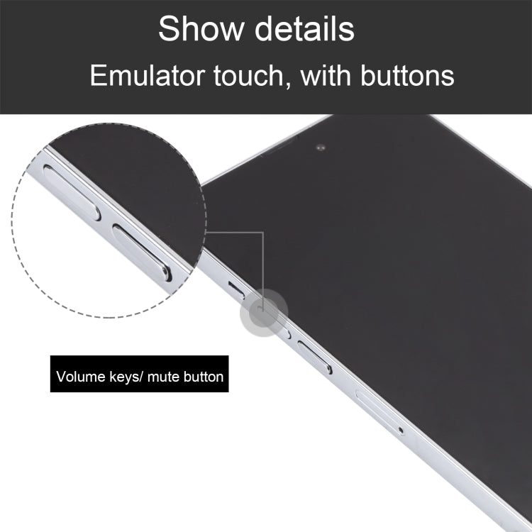 For iPhone 14 Pro Black Screen Non-Working Fake Dummy Display Model (Silver) - For iPhone & iPad by buy2fix | Online Shopping UK | buy2fix