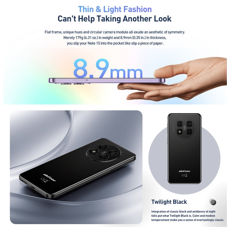 [HK Warehouse] Ulefone Note 15, 2GB+32GB, Face ID Identification, 6.22 inch Android 12 GO MediaTek MT6580 Quad-core up to 1.3GHz, Network: 3G, Dual SIM(Purple) - Ulefone by Ulefone | Online Shopping UK | buy2fix