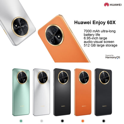 Huawei Enjoy 60X 256GB STG-AL00, China Version, Dual Back Cameras, Side Fingerprint Identification, 7000mAh Battery, 6.95 inch HarmonyOS 3.0 Qualcomm Snapdragon 680 Octa Core 2.4GHz, Network: 4G, OTG, NFC, Not Support Google Play(Black) - Huawei Mate & P by Huawei | Online Shopping UK | buy2fix