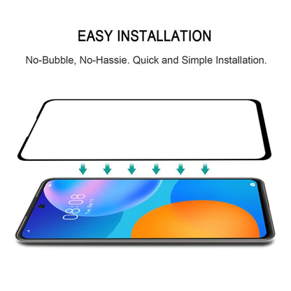 For Huawei P Smart 2021 25 PCS Full Glue Full Screen Tempered Glass Film - Huawei Tempered Glass by PINWUYO | Online Shopping UK | buy2fix