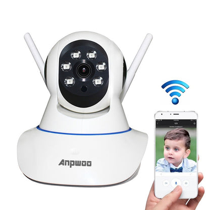 Anpwoo AP001 1.0MP 720P HD WiFi IP Camera, Support Motion Detection / Night Vision(White) - Security by Anpwoo | Online Shopping UK | buy2fix