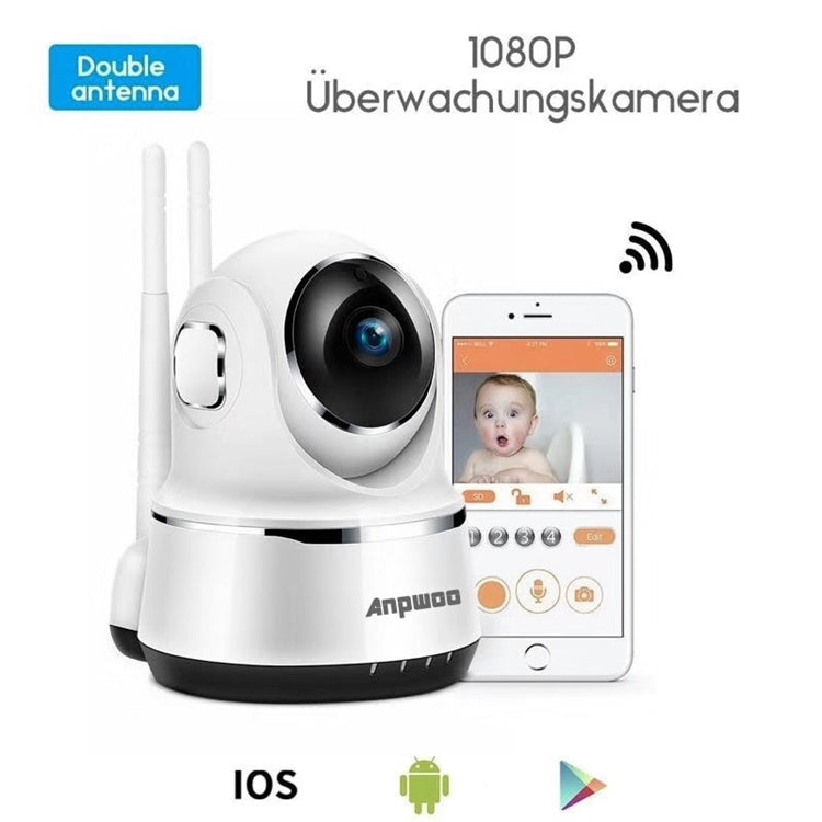 Anpwoo Guardian 2.0MP 1080P 1/3 inch CMOS HD WiFi IP Camera, Support Motion Detection / Night Vision(Black) - Security by Anpwoo | Online Shopping UK | buy2fix