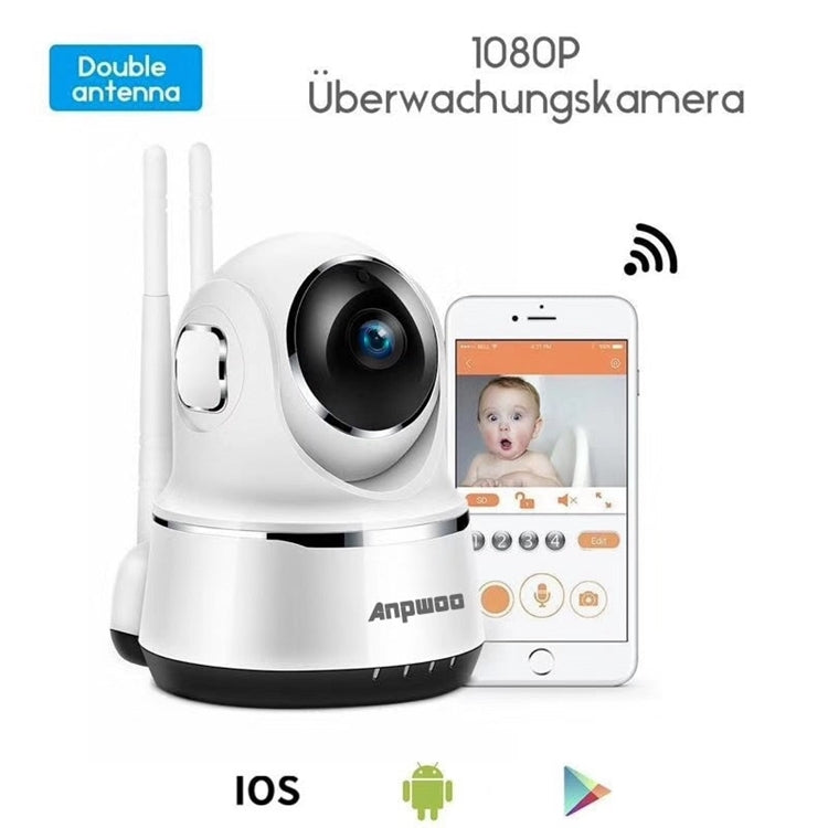 Anpwoo Guardian 2.0MP 1080P 1/3 inch CMOS HD WiFi IP Camera, Support Motion Detection / Night Vision(White) - Security by Anpwoo | Online Shopping UK | buy2fix