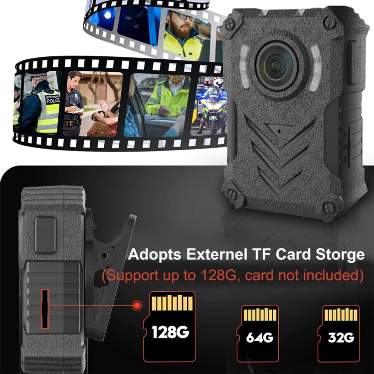 A12 1080P HD 150 Degrees View Angle Field Recorder with Clip, Support Infrared Night Vision & TF Card - Security by buy2fix | Online Shopping UK | buy2fix