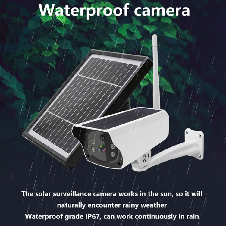 VESAFE Y4P Outdoor HD 1080P Solar Power Security IP Camera, Support Motion Detection & PIR Wake up, IP66 Waterproof(White) - Security by buy2fix | Online Shopping UK | buy2fix
