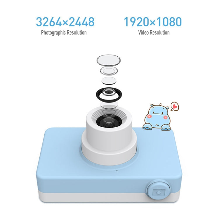 D9 8.0 Mega Pixel Lens Fashion Thin and Light Mini Digital Sport Camera with 2.0 inch Screen & Elk Shape Protective Case & 32G Memory for Children - Consumer Electronics by buy2fix | Online Shopping UK | buy2fix