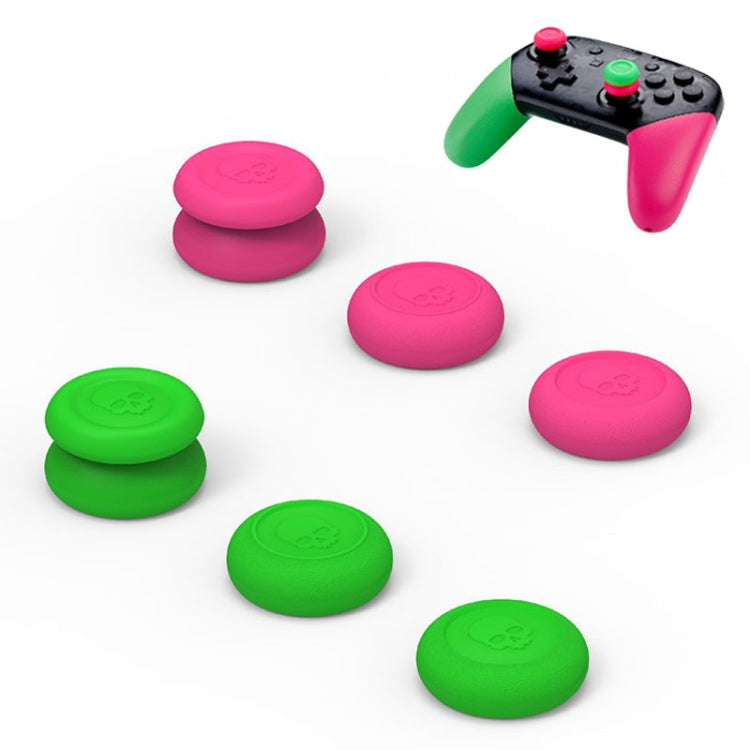 Left + Right Gamepad Rocker Cap Button Cover for NS Pro / PS4(Green+Red) - Cases by buy2fix | Online Shopping UK | buy2fix