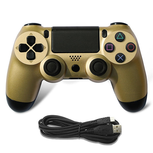 For PS4 Wired Game Controller Gamepad(Gold) - Gamepads by buy2fix | Online Shopping UK | buy2fix