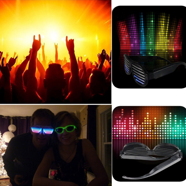 LED-CM03 LED Musical Shades Sound & Music Active LED Party Glasses with USB Charger - Glow Party Supplies by buy2fix | Online Shopping UK | buy2fix