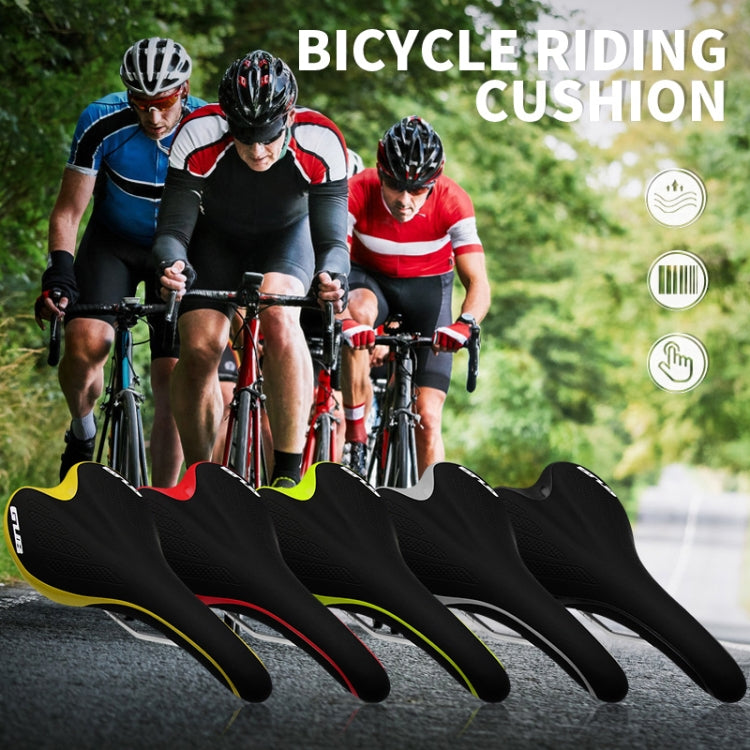 GUB 3083 Microfiber Leather Mountain Road Bike Saddle(Yellow) - Outdoor & Sports by GUB | Online Shopping UK | buy2fix