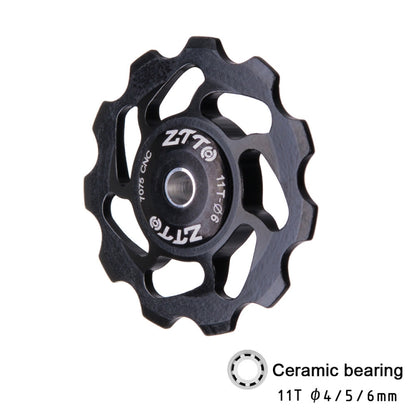 ZTTO 11T 4/5/6 MM Bicycle Derailleur Ceramic Bearing Bicycle Accessories (Black) - Outdoor & Sports by ZTTO | Online Shopping UK | buy2fix