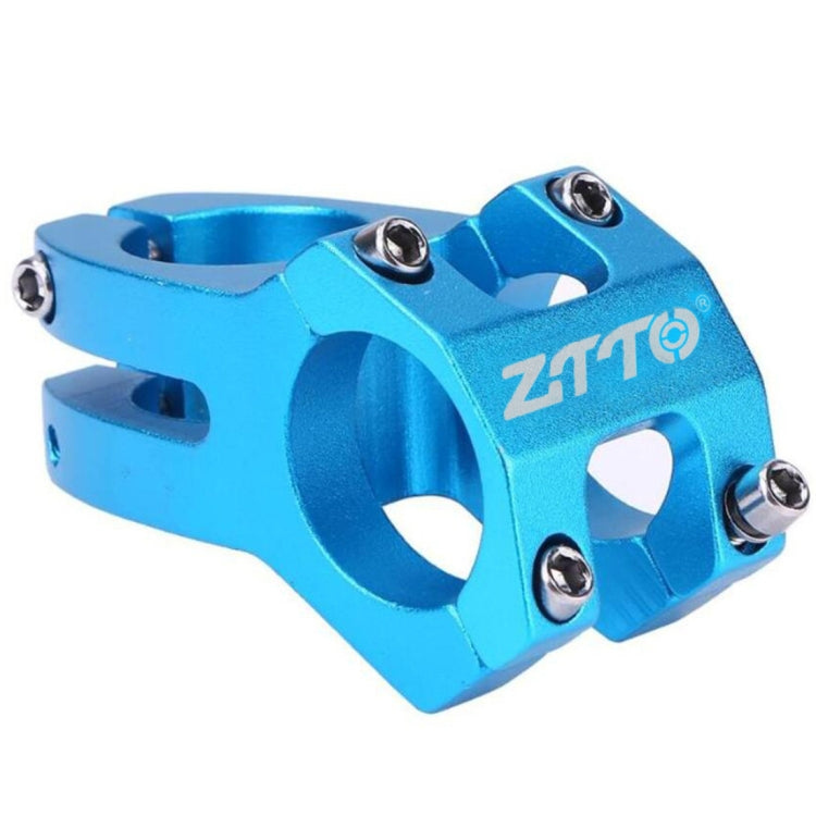 ZTTO Cycling Accessories MTB Bike Handlebar Stem Suitable for 31.8mm(Blue) - Outdoor & Sports by ZTTO | Online Shopping UK | buy2fix