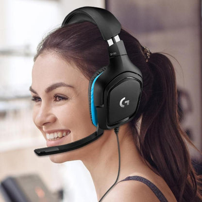 Logitech G431 Dolby 7.1 Surround Sound Stereo Folding Noise Reduction Competition Gaming Headset - Multimedia Headset by Logitech | Online Shopping UK | buy2fix