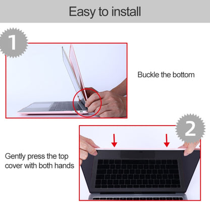 For Huawei MateBook 13 inch 2019 / 2020 Shockproof Frosted Laptop Protective Case(Transparent) - 13.3 inch by buy2fix | Online Shopping UK | buy2fix