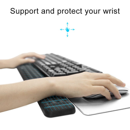 Mechanical Keyboard Wrist Rest Memory Foam Mouse Pad, Size : L (Grey) - Mouse Pads by buy2fix | Online Shopping UK | buy2fix