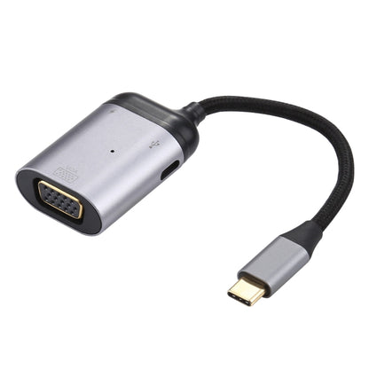 4K UHD USB-C / Type-C to VGA + PD Data Sync Adapter Cable - Computer & Networking by buy2fix | Online Shopping UK | buy2fix