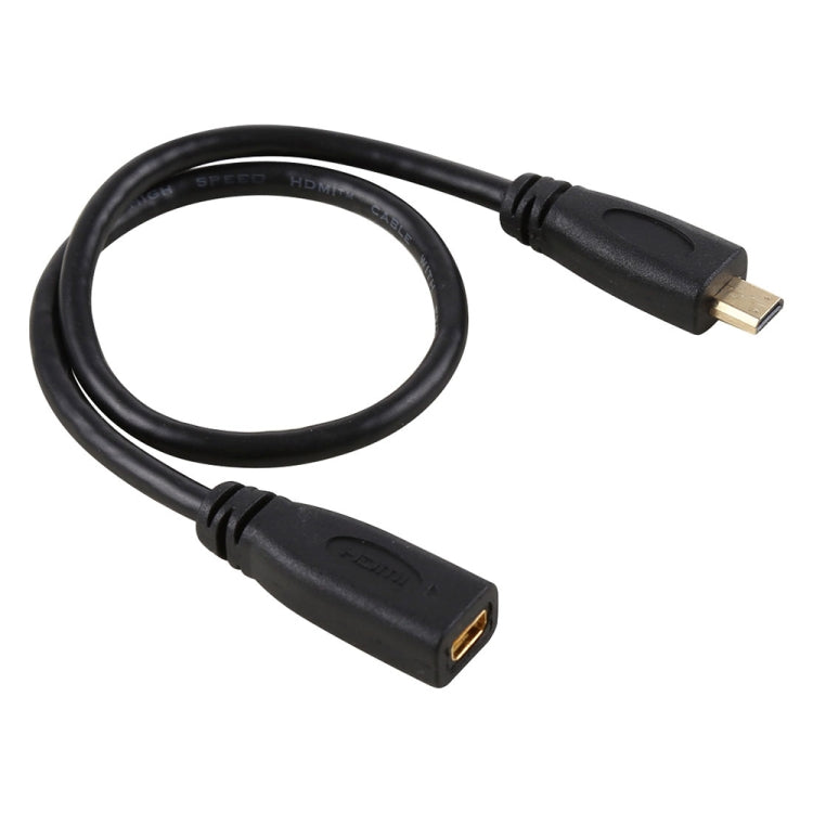 30cm 1080P Micro HDMI Female to Male Gold-plated Connector Adapter Cable - Computer & Networking by buy2fix | Online Shopping UK | buy2fix