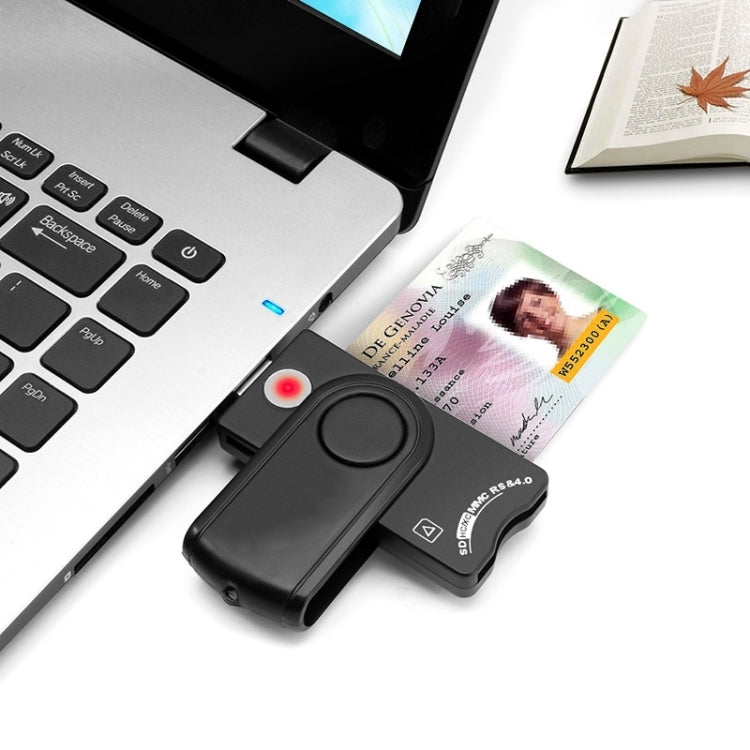 Rocketek SCR10 USB2.0 Smart Card / SD / TF / M2 / MS / SIM Card Reader -  by ROCKETEK | Online Shopping UK | buy2fix