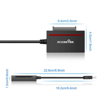 Rocketek RT-CFST1 USB3.0 to SATA / CF Card Reader -  by ROCKETEK | Online Shopping UK | buy2fix