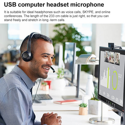 Logitech H390 USB Wired Headset Stereo Headphones with Noise-Cancelling Microphone - Multimedia Headset by Logitech | Online Shopping UK | buy2fix