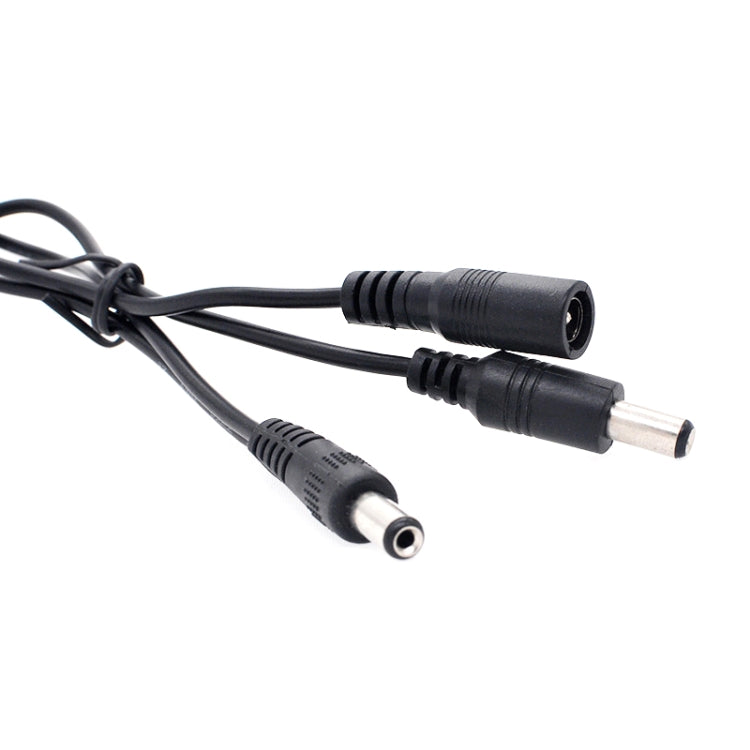 DC Male To DC Male + DC Female Power Connection Cable, Length: 0.3m - Security by buy2fix | Online Shopping UK | buy2fix