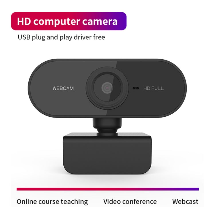 HD-U01 1080P USB Camera WebCam with Microphone -  by buy2fix | Online Shopping UK | buy2fix