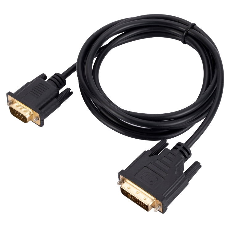 DVI to VGA Adapter Cable Computer Graphics Card Monitor Cable, Length: 2m - VGA Converter by buy2fix | Online Shopping UK | buy2fix