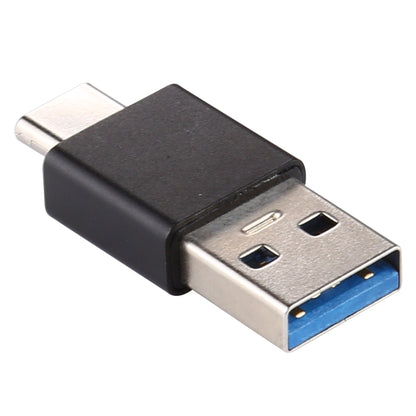 Type-C / USB-C Male to USB 3.0 Male Aluminium Alloy Adapter (Black) - Computer & Networking by buy2fix | Online Shopping UK | buy2fix