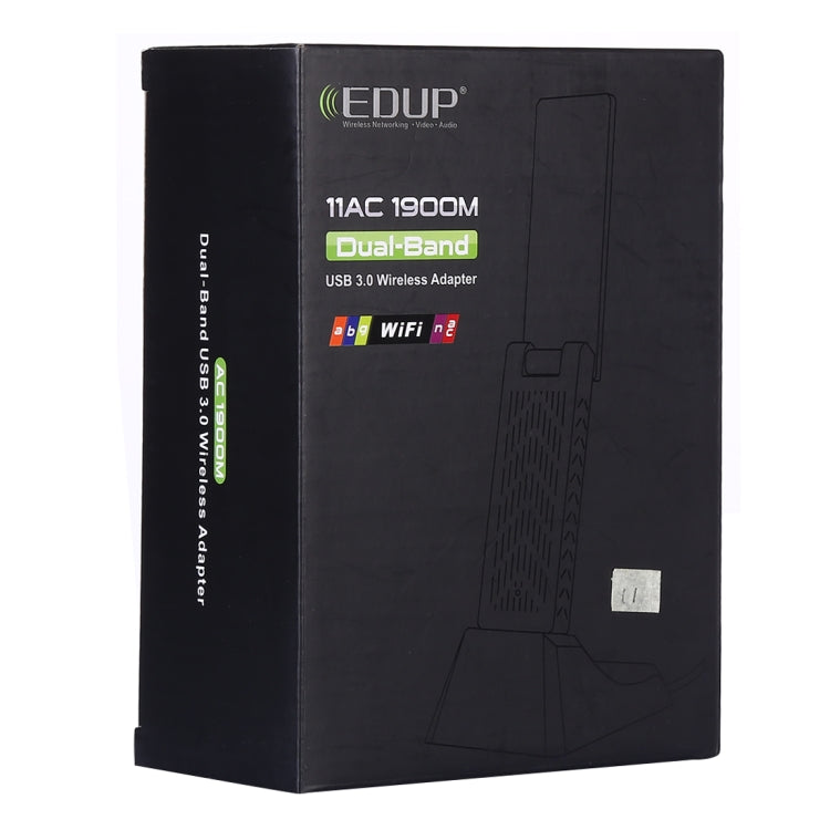 EDUP EP-AC1675 AC1900Mbps 2.4GHz & 5.8GHz Dual Band USB3.0 WiFi Adapter External Network Card - USB Network Adapter by EDUP | Online Shopping UK | buy2fix