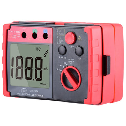 BENETECH GT5206A Professional LCD Digital Leakage Protector Switch Tester - Battery & Resistance Tester by BENETECH | Online Shopping UK | buy2fix