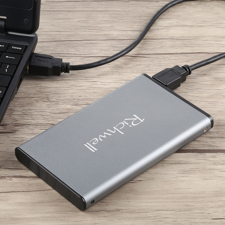 Richwell SATA R2-SATA-500GB 500GB 2.5 inch USB3.0 Super Speed Interface Mobile Hard Disk Drive(Grey) - External Hard Drives by Richwell | Online Shopping UK | buy2fix