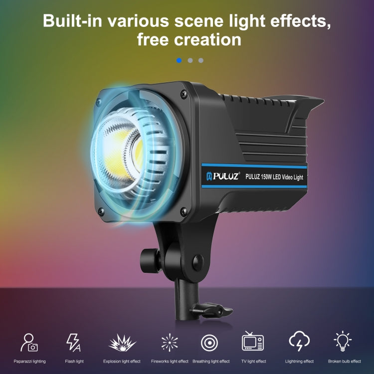 PULUZ 150W 3200K-5600K Photo Studio Strobe Flash Light Kit with Softbox Reflector & Tripod(UK Plug) - Shoe Mount Flashes by PULUZ | Online Shopping UK | buy2fix