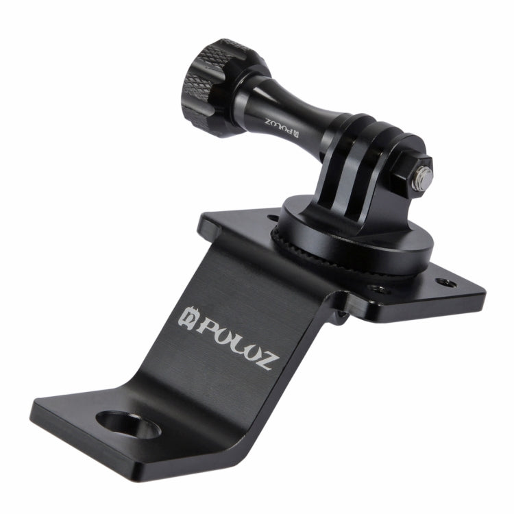 PULUZ Aluminum Alloy Motorcycle Fixed Holder Mount with Tripod Adapter & Screw for GoPro Hero11 Black / HERO10 Black /9 Black /8 Black /7 /6 /5 /5 Session /4 Session /4 /3+ /3 /2 /1, DJI Osmo Action and Other Action Cameras(Black) - DJI & GoPro Accessories by PULUZ | Online Shopping UK | buy2fix