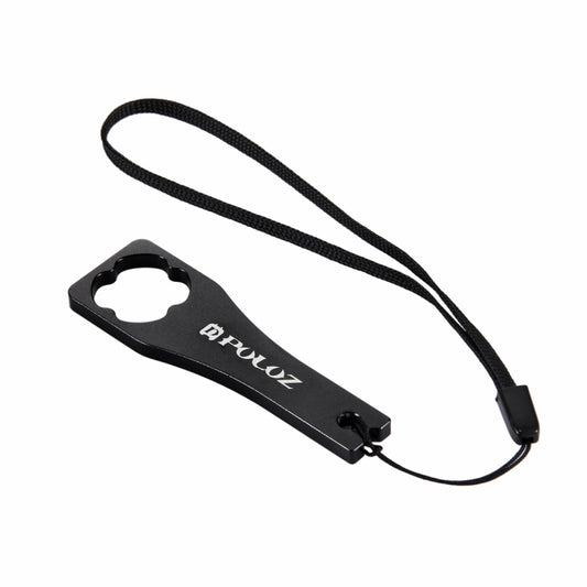 PULUZ CNC Aluminum Alloy Tighten Screw Cap Wrench Tool for GoPro Hero11 Black / HERO10 Black / HERO9 Black / HERO8 Black / HERO7 /6 /5 /5 Session /4 Session /4 /3+ /3 /2 /1, Xiaoyi and Other Action Cameras(Black) - DJI & GoPro Accessories by PULUZ | Online Shopping UK | buy2fix