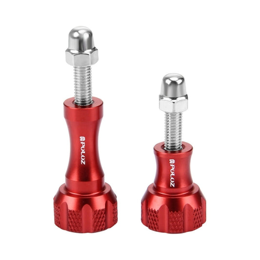 PULUZ CNC Aluminum Thumb Knob Stainless Bolt Nut Screw Set for GoPro Hero11 Black / HERO10 Black / HERO9 Black / HERO8 Black /7 /6 /5 /5 Session /4 Session /4 /3+ /3 /2 /1, DJI Osmo Action, Xiaoyi and Other Action Cameras(Red) - DJI & GoPro Accessories by PULUZ | Online Shopping UK | buy2fix