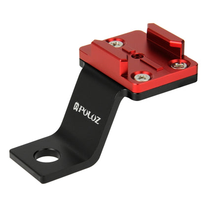 PULUZ Fixed Metal Motorcycle Holder Mount for GoPro Hero11 Black / HERO10 Black /9 Black /8 Black /7 /6 /5 /5 Session /4 Session /4 /3+ /3 /2 /1, DJI Osmo Action and Other Action Cameras(Red) - DJI & GoPro Accessories by PULUZ | Online Shopping UK | buy2fix