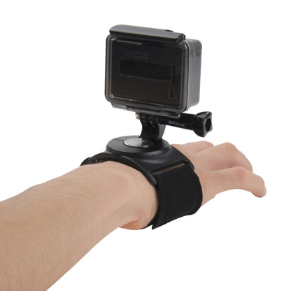 PULUZ 3 in 1 Hand Wrist Arm Leg Straps 360-degree Rotation Mount for GoPro Hero11 Black / HERO10 Black / HERO9 Black / HERO8 Black / HERO7 /6 /5 /5 Session /4 Session /4 /3+ /3 /2 /1, Insta360 ONE R, DJI Osmo Action and Other Action Cameras(Black) - DJI & GoPro Accessories by PULUZ | Online Shopping UK | buy2fix