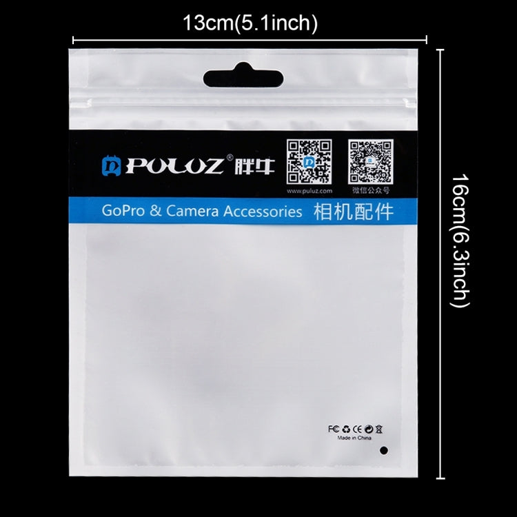 10 PCS PULUZ 16cm x 13cm Hang Hole Clear Front White Pearl Jewelry Zip Lock Packaging Bag(Size: M) - DJI & GoPro Accessories by PULUZ | Online Shopping UK | buy2fix