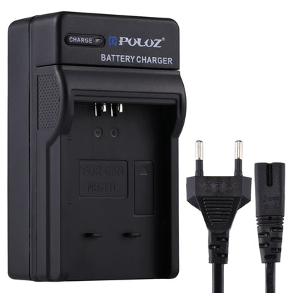 PULUZ EU Plug Battery Charger with Cable for Canon NB-11L Battery - Battery Wall Charger by PULUZ | Online Shopping UK | buy2fix