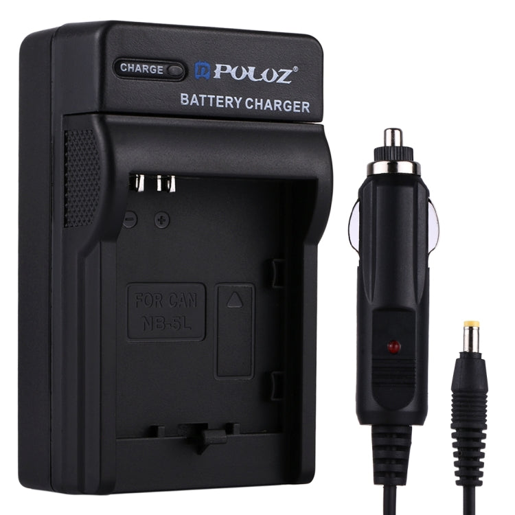 PULUZ Digital Camera Battery Car Charger for Canon NB-5L Battery - Camera Accessories by PULUZ | Online Shopping UK | buy2fix
