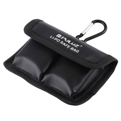PULUZ Lithium Battery Explosion-proof Safety Protection Storage Bag with Carabiner for Camera Battery - DJI & GoPro Accessories by PULUZ | Online Shopping UK | buy2fix