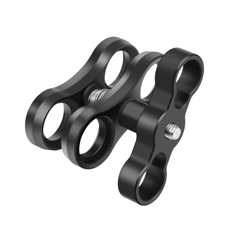 PULUZ Dual Aluminum Alloy Clamp for Underwater Arm System - Camera Accessories by PULUZ | Online Shopping UK | buy2fix